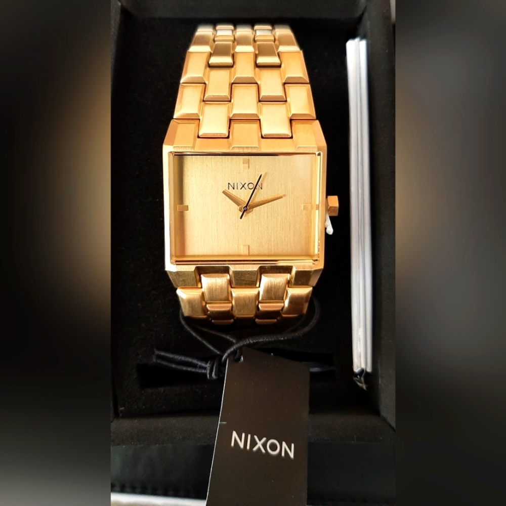 Nixon Ticket II Quartz Gold Watch *NWT* - Picture 11 of 16